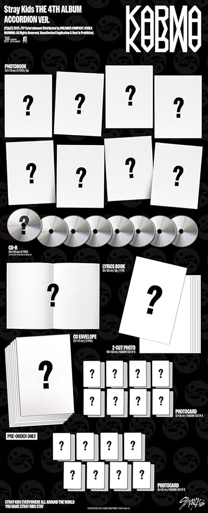 Amazon.com: Stray Kids KARMA 4th Full Album (ACCORDION